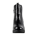 Refresh Club-01 Women's Elastic Panel Slip On Chunky Heel Ankle Booties,Black (8)