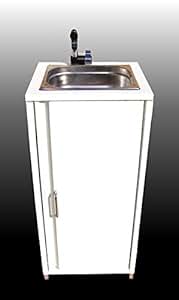 Lavabo portátil Blanco Fregadero - Lavabo estación de Lavado Camping
