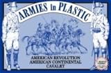 American Revolution American Continental Cavalry (5 Mounted) 1/32 Armies in Plastic