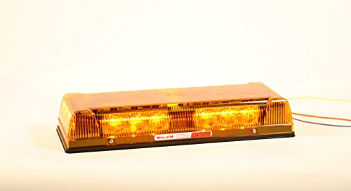 Whelen Engineering Responder LP Mini Lightbar - 12 Volt, Permanent Mount, Amber, Model# R1LPPA