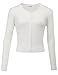 MUXXN Women's 50s Vintage Button-down Long Sleeve Knit Cardigan