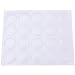 Tosnail 300 Pieces Round Clear Epoxy Stickers for Bottle Cap Pendants or DIY Crafts - 1 Inch