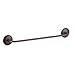 mDesign Metal Self Adhesive Towel Rack Hanger - Easy Mount Towel Bar - Stick On Towel Rod for Kitchen Walls, Cabinets, Door, or Mirrors - Use for Hand, Dish, Tea Towels - Poppon Collection - Bronze