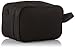 Everest Dual Compartment Toiletry Bag, Black, One Size