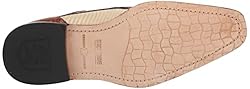 Stacy Adams Men's Turano Bike Toe Oxford, Brown