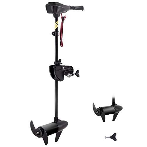 Goplus Electric Trolling Motor 46/55/86 LBS Thrust Transom Mounted 8