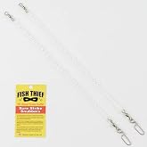 Fish Thief Diver Snubber Twin Pack, Clear, 10 Inches