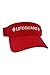 Official Lifeguard Adjustable Visor Red One Size