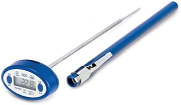 Comark Instrument 300 Digital Pocket Thermometer, -40 to 300F/-40 to 150C Range, 2F/1C Accuracy, Blue by Comark Instrument