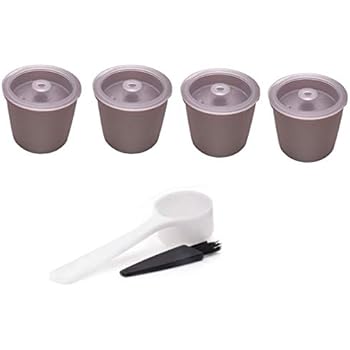 Emousport 4pcs/lot Reusable Iperespresso Capsule Refillable Coffee Capsulone Cups Compatible illy Machines Refill Coffee Filter