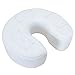 EarthLite Massage Face Cradle Cushion Memory Foam - Massage Table & Massage Chair Headrest Pillow w/Washable Fleece Cover, White
