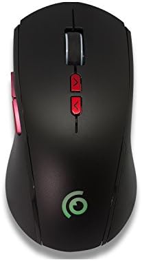 Cidoo MX202S RGB Wired Mouse, 5000 DPI 7 Level Backlit Programmable Gaming Mouse, Black