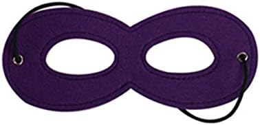 Superhero Masks Party Eye Masks Children Felt Cosplay Masks Party Half Mask Purple
