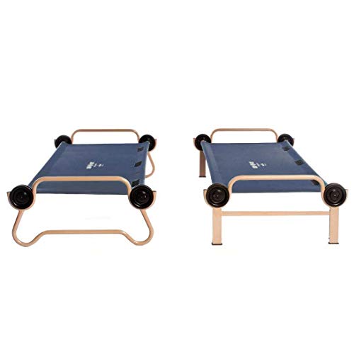 Disc-O-Bed Large Cam-O-Bunk Cot with Organizers