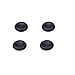 Qingta Gaming Controller Stick Covers Controller Thumb Grips Slim for PS4,Nintendo Switch, PS3 Black Set 8579 (2 Pairs Total)thumb 2