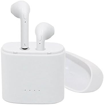 Wireless Earbuds, MOOWEE Tone Dual Bluetooth Headphones V4.2 In-Ear Headsets Stereo Sports Earphone Earpiece with Charging Box Noise Cancelling for iPhone Samsung Smartphone