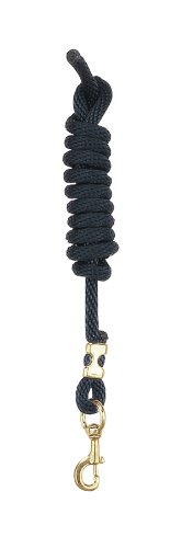Perri’s Poly Nylon Lead with Snap, Black, 8-Feet