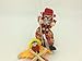 Sparik Enjoy 2 Packs Clown Hand Marionette Puppet Children's Wooden Marionette Toys Colorful Marionette Puppet Doll Parent-Child Interactive Toys-Yellow and Red