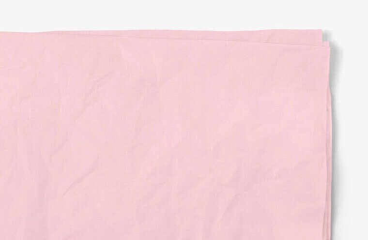 InsideMyNest Coloured Tissue Paper Sheets Premium Quality (Light Pink, 20)