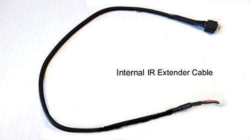 Inteset Internal IR Receiver for Kodi and Other Media Applications on Any Motherboard Running Windows or Linux. Wakes from The Off State(S5). Model PC-IRS5-01 with External IR Extender Kit