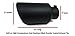 Black Stainless Steel Bolt On Diesel Exhaust Tip 4