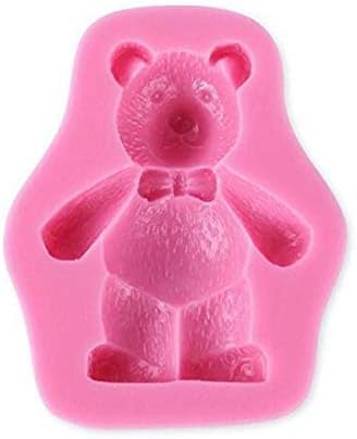 WDYJMALL Bear Shape Silicone Fondant Mold Decorating Cake Baking Mould