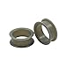 Longbeauty 9 Pair Silicone Ear Skins Gauges Plugs Expander Tunnels-Soft Flesh Tunnels 9 Colors