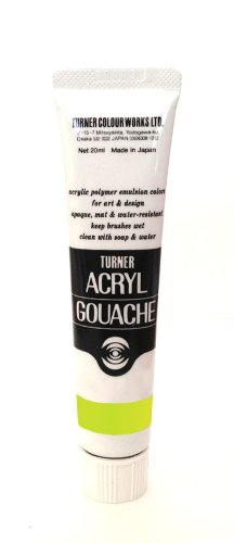 Turner Colour Works Acryl Gouache Artist Acrylic Paint - Single 20 ml Tube - Fresh Green