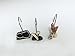 Doupoo Home Decorative Handbag High-Heel Shoes Lipsticks Shower Curtain Hooks Rings Make Up Set of 12