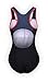 ReliBeauty Women's Backless Splice One Piece Swimsuit (XX-Large(US12-14), Black)