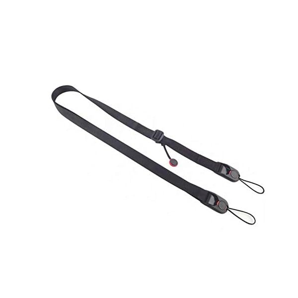mimzemamz Kamera Tragegurt Kameragurt Trageriemen Schultergurt (Universal Kamera-Tragegurt, längenverstellbar von 48-152cm) schwarz,für Systemkameras,ergonomisch,Zubehörtaschen und Schnellverschluß – Bild 4