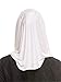 Kashkha Women's Ready To Wear Instant Hijab Scarf , Off White, 22inches Width*77inches Length /(55cm*200cm)