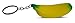 Novel Merk Yellow Banana 12-Piece Fruit Keychains for Party Favors & School Carnival Prizes