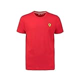 Ferrari Men's Red Classic Crew Neck T-Shirt