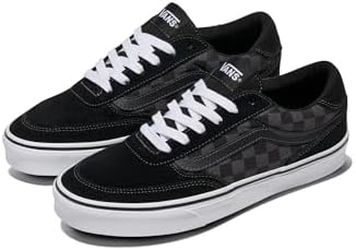 Hombre Brooklyn LS Zapatilla Checkerboard Black and Asphalt 43 EU