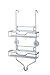 SunnyPoint NeverRust Muti-Function Aluminum Shower Caddy, NeverRust Aluminum Shower Caddy Over the Shower Head/Over The Door. Rust Proof