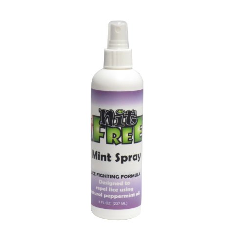 Nit Free 8 Ounce Mint Peppermint Head Lice Repellent Spray