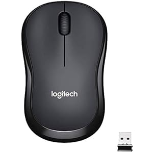 Logitech M220 SILENT Wireless Mouse, 2.4 GHz with USB Receiver, 1000 DPI Optical Tracking, 18-Month Battery…