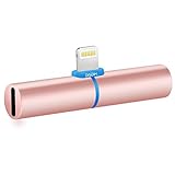 2 in 1 Lightning to 3.5mm Headphone Jack Adapter, DISDIM Female 8 Pin Charger Converter [Breathing Lamp] and Aux Audio Port for iPhone 7, iPhone 7 Plus, iOS 10.3