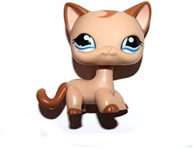 JOCHO Blue Eyes Brown Hair Tan Cat Loose Figure LPS Figure 2"
