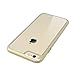 LUVVITT [ClearView] Hybrid Scratch Resistant Back Cover with Shock Absorbing Bumper designed for Apple iPhone 6/6s (4.7) Transparent Gold