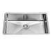 VIGO VGR3219C 32 inch Kitchen Sink Undermount 16 Gauge Single Bowl Stainless Steel Kitchen Sink, Commercial Grade Sink with Rounded Corners and SoundAbsorb Technology