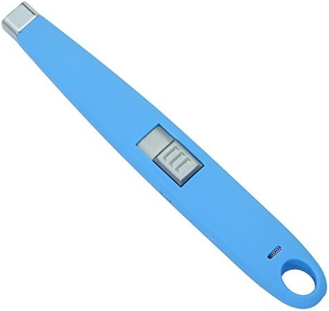 Candle Lighter, iHomer USB Rechargeable Lighter with a Hook for Handy Storage, Multi-purpose Electronic Arc Lighter –(Blue)