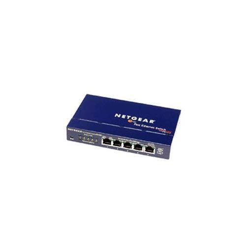 NETGEAR ProSafe FS105 5-port 10/100Base-TX Desktop Slimline Switch FS105NA
