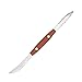 HIC Kitchen Squirt Free Serrated Twin-Blade Grapefruit Sectioning Knife, Stainless Steel Blades