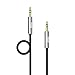 GBB 3.5mm Auxiliary Audio Cable (3.3ft / 1m) AUX Cable for Headphones, iPods, iPhones, iPads, Home / Car Stereos and More (Black)