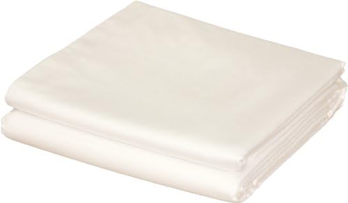 White Loft 420 Single Thread Count Cotton Duvet Cover, 88 by 90 Inches, Full/Queen, White
