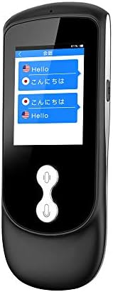 Smart Voice Translator Device with 2.4 Inch IPS Touch Screen 4G WiFi Two Way Real Time Instant Language Translator Support 26 Languages for Learning Travel Shopping Business Black