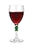 Joie Christmas Wine Charm Set, BPA-Free Silicone, 6-Piece Set, Multicolor