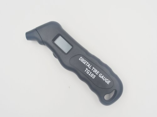 Puuli Black Portable Digital PSI Tire Pressure Meter Tester Gauge Mechanical Testing Wheel Air Tyre Press TPMS Measurement High Accuracy for Vehicle Car, Motorcycle and Bike with LCD Display